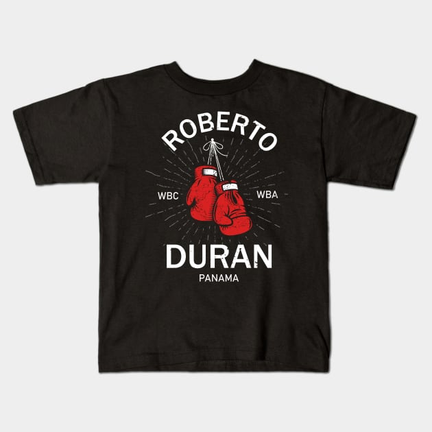 roberto duran Kids T-Shirt by Suva